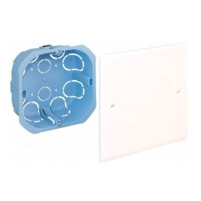 Eur'ohm - Boîte de dérivation encastrée - XL PRO - 100x100x40 mm - Réf : 5100