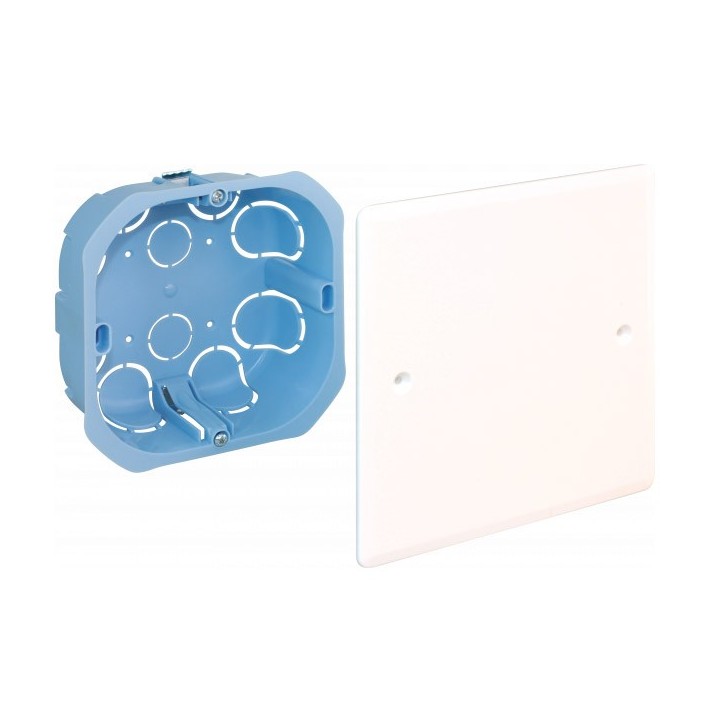 Eur'ohm - Boîte de dérivation encastrée - XL PRO - 100x100x40 mm - Réf : 5100