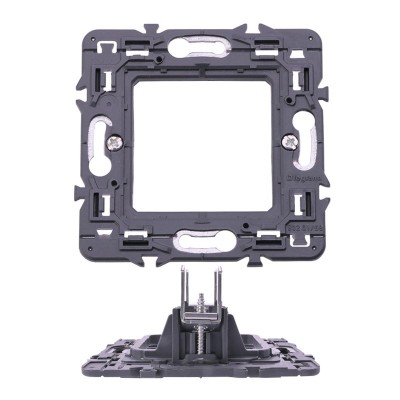 Legrand - Support à griffes longues pour Mosaic ou Céliane pour 1 poste ou 2 modules - Réf : 080269
