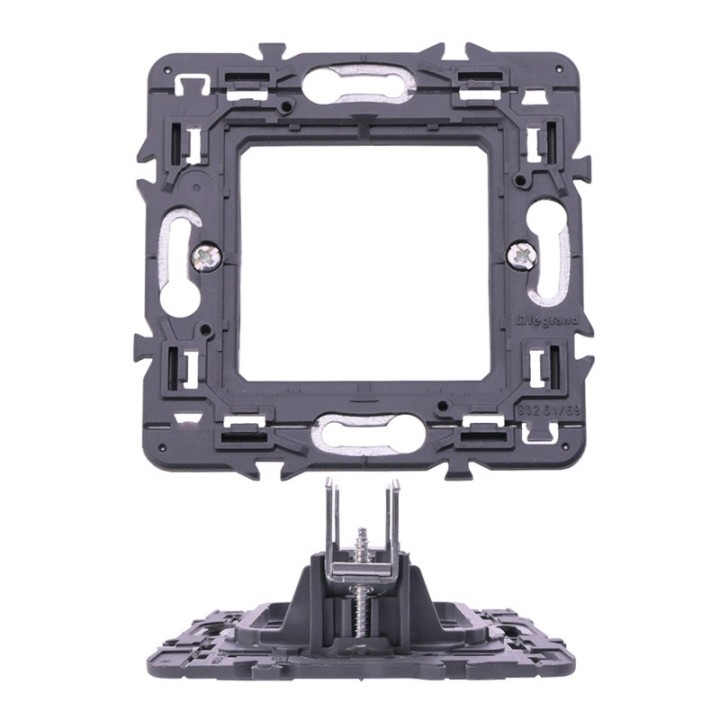 Legrand - Support à griffes longues pour Mosaic ou Céliane pour 1 poste ou 2 modules - Réf : 080269