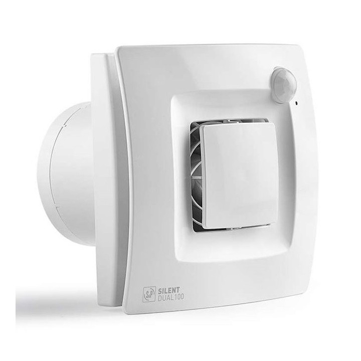 S&P Unelvent - Aérateur intelligent, 90 m3/h, D100mm double détection - Réf : 402700