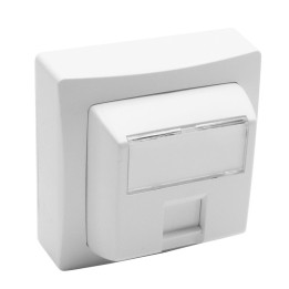 Legrand - Prise RJ45 catégorie5e FTP 9 contacts Appareillage saillie complet - blanc - Réf: 086061