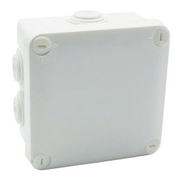 Legrand Plexo - Bte carrée 105x105x55 étanche blanc - embout (7) -IP55/IK07- 650°C - Réf : 092023