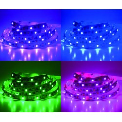 Vision-El - BANDEAU LED NU 24V - 5m 14,4W/m - RGB + White (6000K) - Réf : 75168