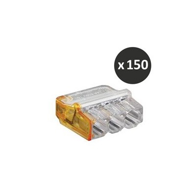 BLM - Connecteur Mini Connex 3 entrées orange - Réf : 460130(150)