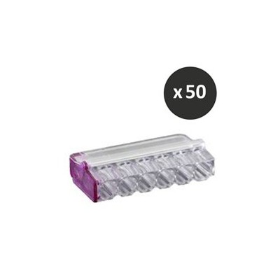 BLM - Connecteur Mini Connex 6 entrées violet - Réf : 420160(50)