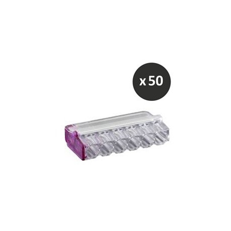BLM - Connecteur Mini Connex 6 entrées violet - Réf : 420160(50)