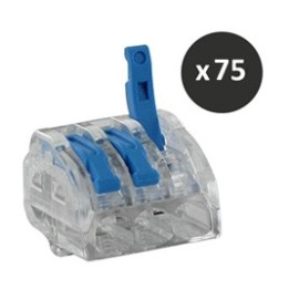 BLM - Connecteur à leviers 0.2-4 mm² 3 entrées - Réf : 485130(75)