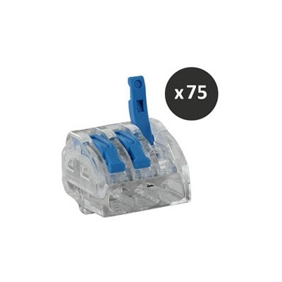 BLM - Connecteur à leviers 0.2-4 mm² 3 entrées - Réf : 485130(75)