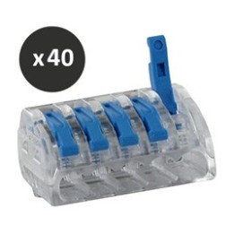 BLM - Connecteur à leviers 0.2-4 mm² 5 entrées - Réf : 485150(40)