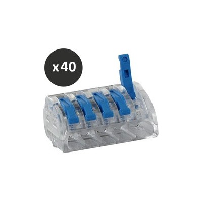 BLM - Connecteur à leviers 0.2-4 mm² 5 entrées - Réf : 485150(40)