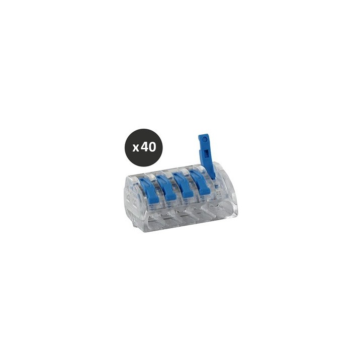 BLM - Connecteur à leviers 0.2-4 mm² 5 entrées - Réf : 485150(40)