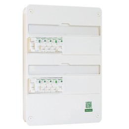  Modifier : Schneider - Tableau Pré-câblé - Rési9 - 13 modules - 2 Rangées - XP - Réf: SCH13201 