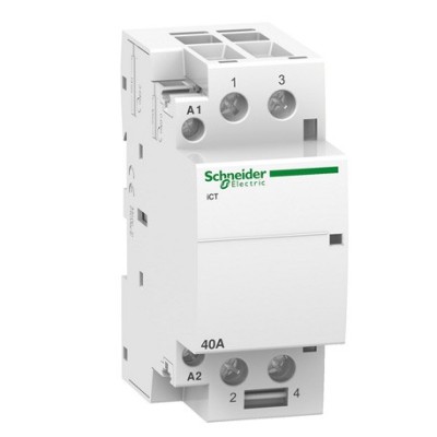 Schneider - Acti9, iCT contacteur 40A 2NO 230...240VCA 50Hz - Réf : A9C20842