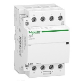 Schneider - Acti9 iDT40 CT - contacteur tête de groupe - 63A 3P+N 4NO 230/240VAC 50HZ - Réf : A9C24763