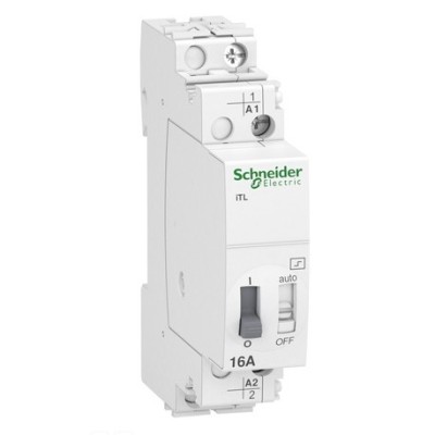 Schneider - Acti9, iTL télérupteur 16A 1NO 230...240VCA 110VCC 50-60Hz - Réf : A9C30811