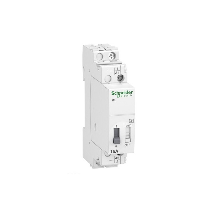 Schneider - Acti9, iTL télérupteur 16A 1NO 230...240VCA 110VCC 50-60Hz - Réf : A9C30811