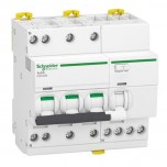 Schneider - Acti9 iDD40N - disjoncteur différentiel - 3P+N C 32A 6000A/10kA 300mA type AC - Réf : A9DA7732