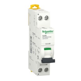  Modifier : Schneider - Acti9 iDT40N - disjoncteur modulaire - 1P+N D 16A 6000A/10kA - Réf : A9P34616 
