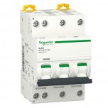 Schneider - Acti9 iDT40T - disjoncteur modulaire - 3P+N - 25A - courbe C - 4500A/6kA - Réf : A9P22725