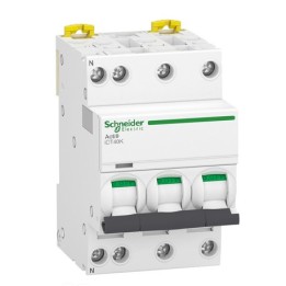 Schneider - Acti9 iDT40K - disjoncteur modulaire - 3P+N - 20A - courbe C - 4500A/4,5kA - Réf : A9P71720