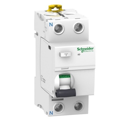 Schneider - Acti9, iID interrupteur différentiel 2P 63A 30mA type AC - Réf : A9R11263