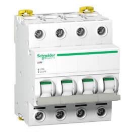 Schneider - Acti9, iSW interrupteur-sectionneur 4P 100A 415VAC - Réf : A9S65491