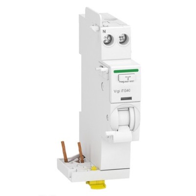 Schneider - Acti9 iTG40 - module différentiel Vigi tête de groupe - 1P+N 40A 30mA type AC - Réf : A9Y12640