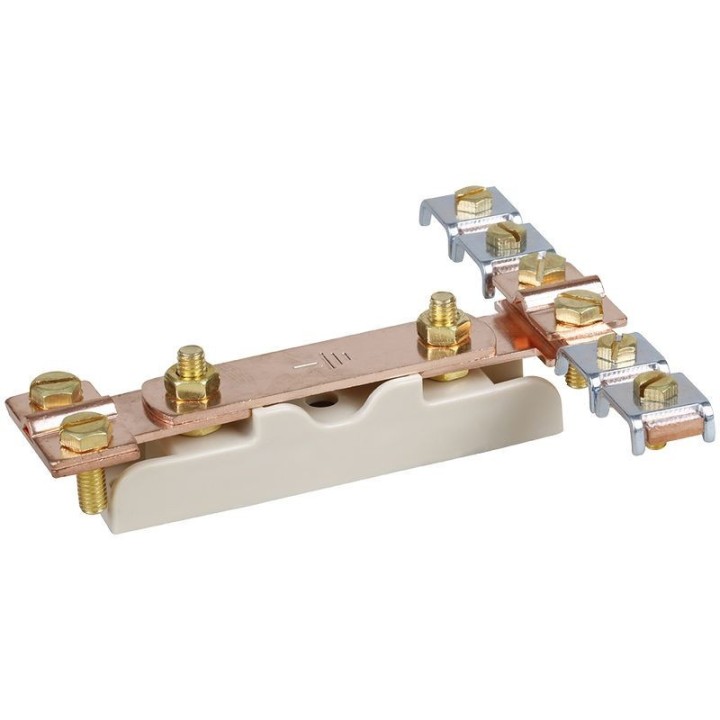 Eur'ohm - Barrette de terre cuivre basse en T - Réf : 70509