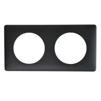 Legrand - Plaque 2P Basalte - Réf : 098863