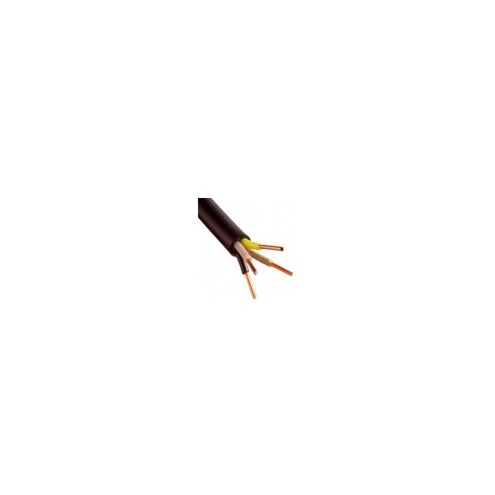 Câble U1000 R2V CU (Rigide) - 4G2.5 mm² - Coupe au mètre - Réf : 030000