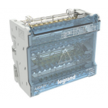 Legrand - Répartiteur modulaire à barreaux étagés tétrapolaire 40A 12 départs - 6 modules - Réf : 400404