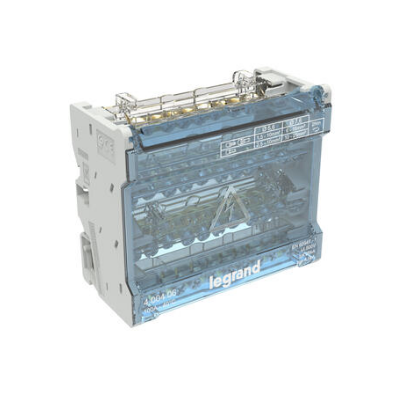 Legrand - Répartiteur modulaire à barreaux étagés tétrapolaire 100A 10 départs - 6 modules - Réf : 400406