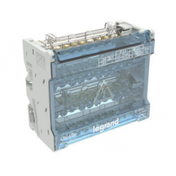 Legrand - Répartiteur modulaire à barreaux étagés tétrapolaire 100A 10 départs - 6 modules - Réf : 400406