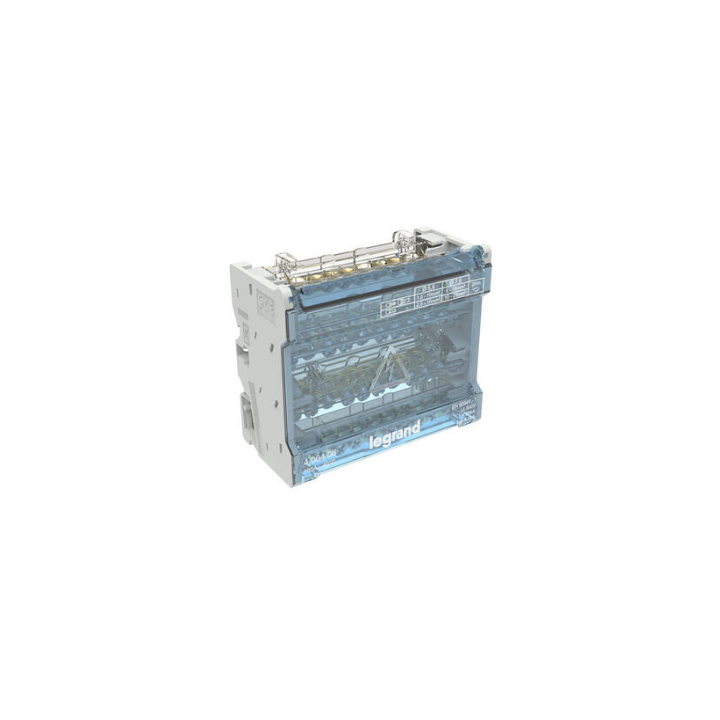 Legrand - Répartiteur modulaire à barreaux étagés tétrapolaire 100A 10 départs - 6 modules - Réf : 400406