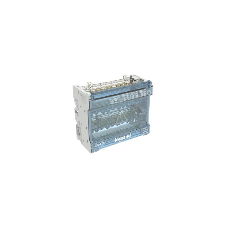 Legrand - Répartiteur modulaire à barreaux étagés tétrapolaire 125A 10 départs - 6 modules - Réf : 400408