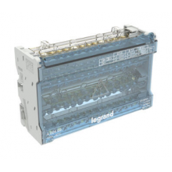 Legrand - Répartiteur modulaire à barreaux étagés tétrapolaire 125A 14 départs - 8 modules - Réf : 400409