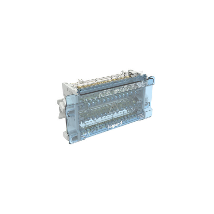 Legrand - Répartiteur modulaire à barreaux étagés tétrapolaire 125A 15 départs - 10 modules - Réf : 400410