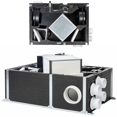 S&P - Kit VMC Double-Flux - ORKA BP HR (Spécial rénovation) - Habitat du T1 au T7 - Réf : 604041
