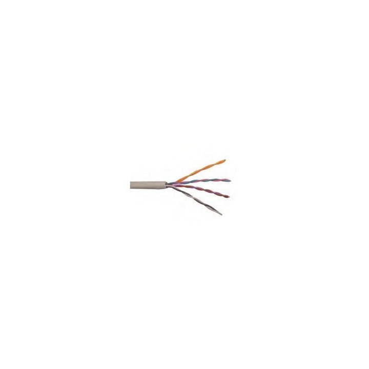 Câble téléphone 4 paires 5/10 PTT298 grade 1 - Coupe au mètre - Réf : cable-tel-PTT298
