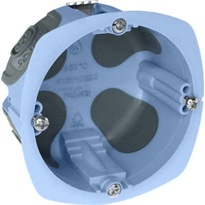 Eur'Ohm - Boîte d'encastrement - XL AIR'métic - 1 poste - prof. 50 mm - Réf : 52063