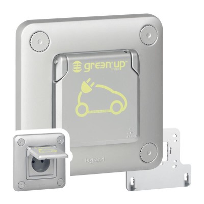 Legrand - Prise encastrée avec volet Green'Up access pour véhicule électrique 16A 230V - Réf : 077897