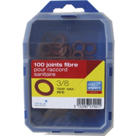 joint plomberie sanitaire chauffage lot de 100 joints fibre rouge