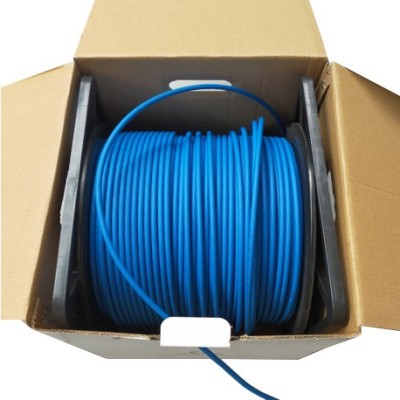 Krisane - Câble CAT6 F/UTP 4 pairs LSZH 100ohm bleu - carton de 305m - Réf : KRI305/2