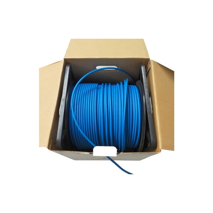 Krisane - Câble CAT6 F/UTP 4 pairs LSZH 100ohm bleu - carton de 305m - Réf : KRI305/2