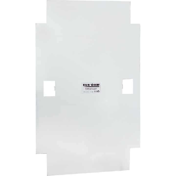 Eur'ohm - Plaque de fond pour coffret 52 modules blanche - Réf : 19079