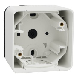 Schneider Mureva Styl - Boîte 1 poste saillie - IP55 blanc - Réf : MUR39911