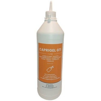 Bouteille de lubrifiant électrique Caprigel GTI 1L pour tout type de cable - Réf : 599200