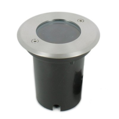 Krisane - Spot encastrable sol - IP65 - douille GU10 (sans ampoule) - Aluminium - Réf : KRI30110