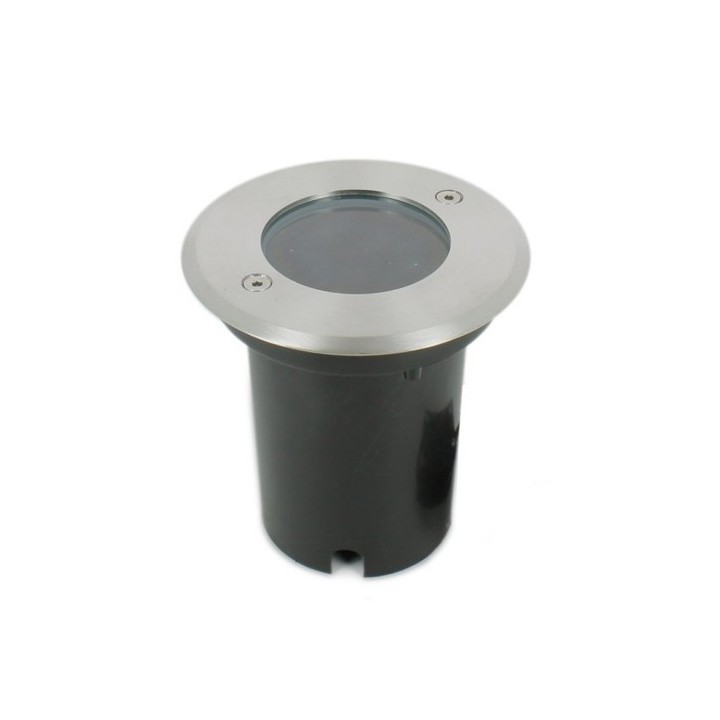 Krisane - Spot encastrable sol - IP65 - douille GU10 (sans ampoule) - Aluminium - Réf : KRI30110